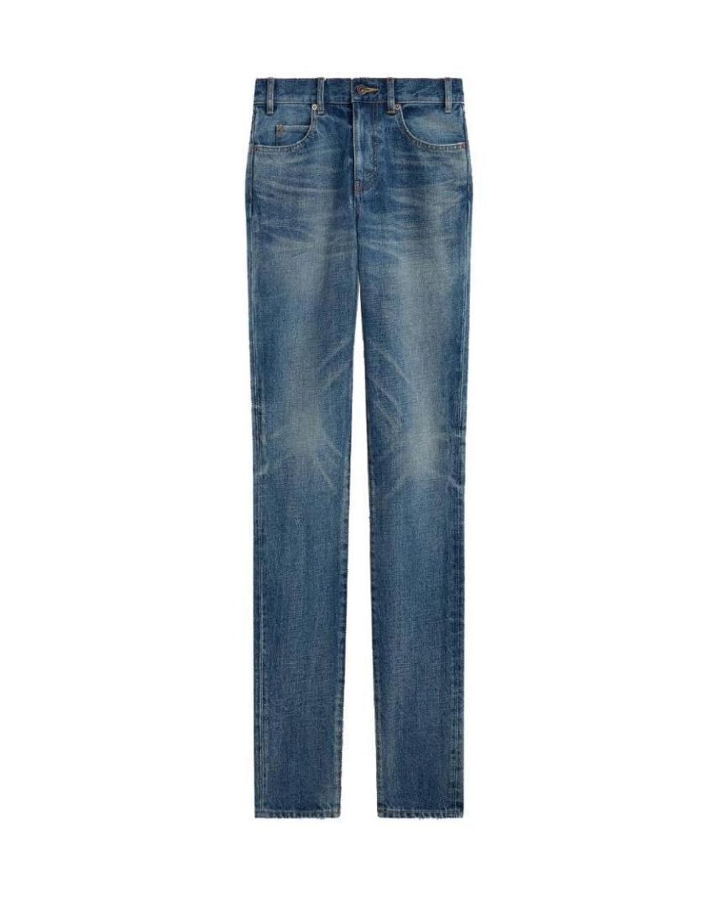 Céline Blue Union Wash Slim Denim Jeans