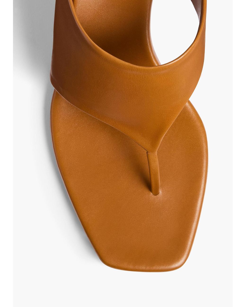 Khaite Brown Marlow Thong Mules