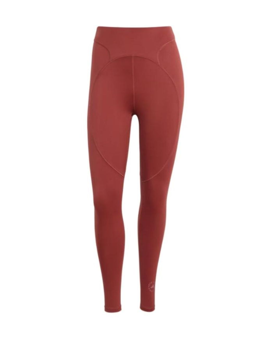 Adidas By Stella McCartney Red Training 7/8 Leggings