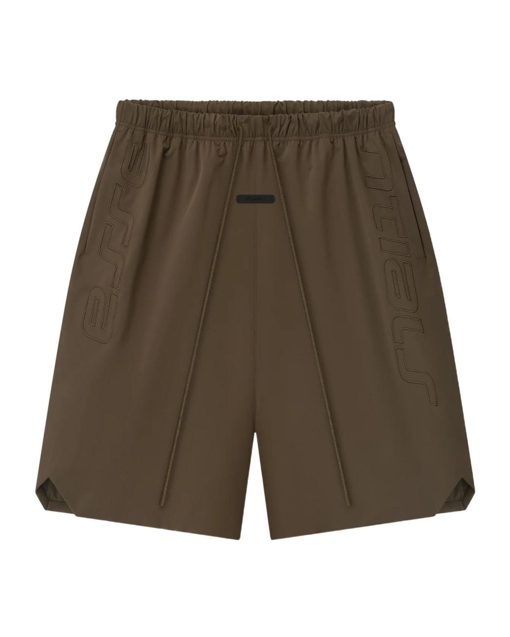 Fear Of God Green Active Trace Embroidered Shorts for men