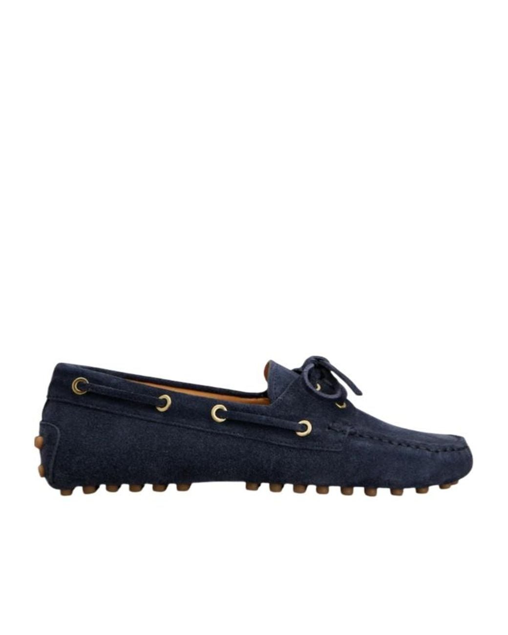 Tod's Blue Gommino Loafers