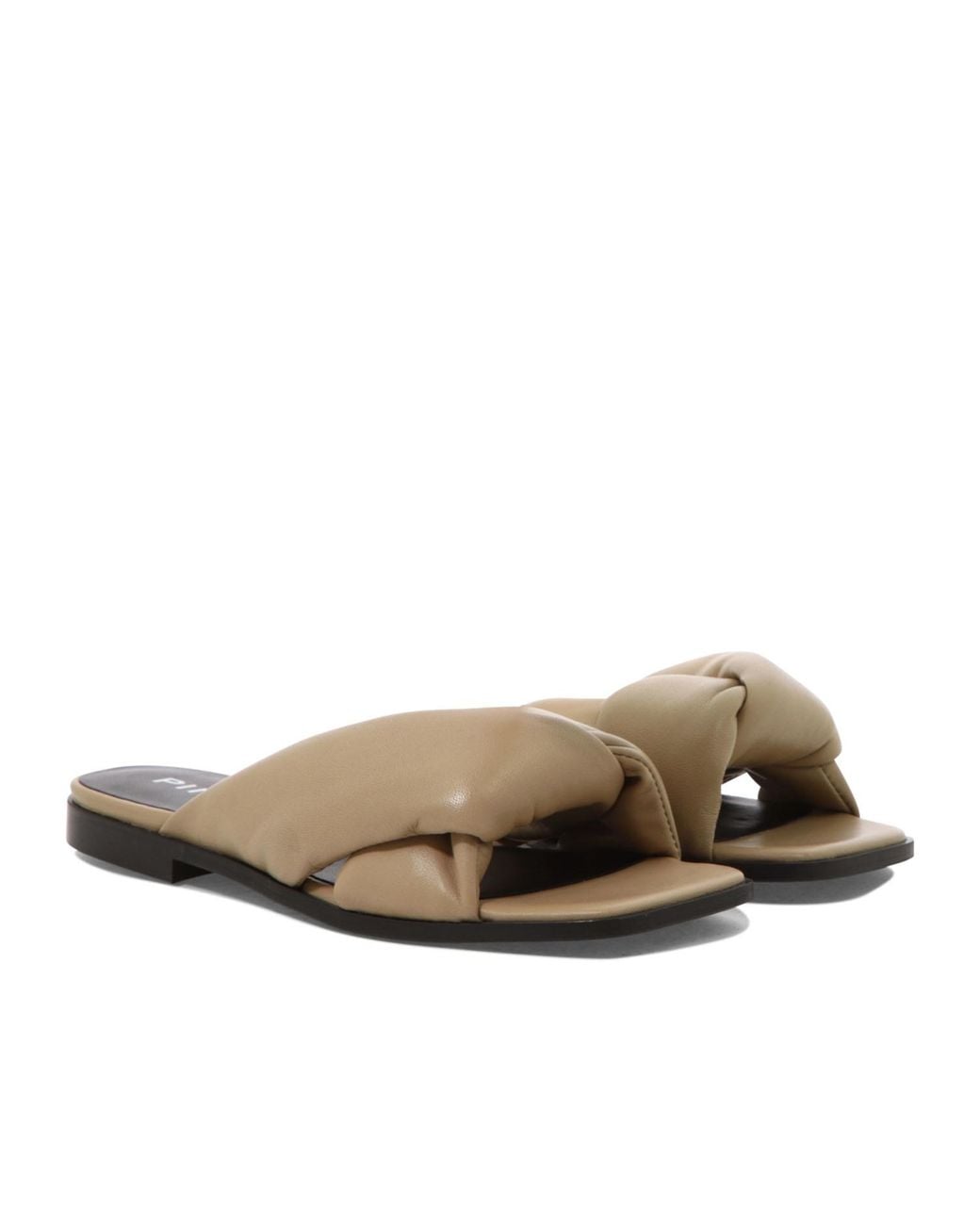 Pinko Multicolor Padded Open-Toe Sandals