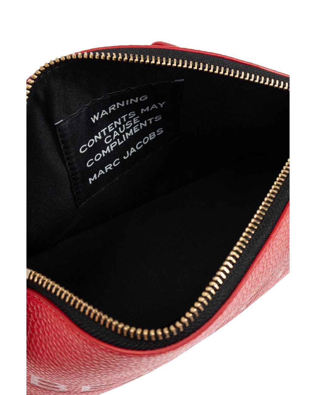 Marc Jacobs Red The Beauty Bag Makeup Bag