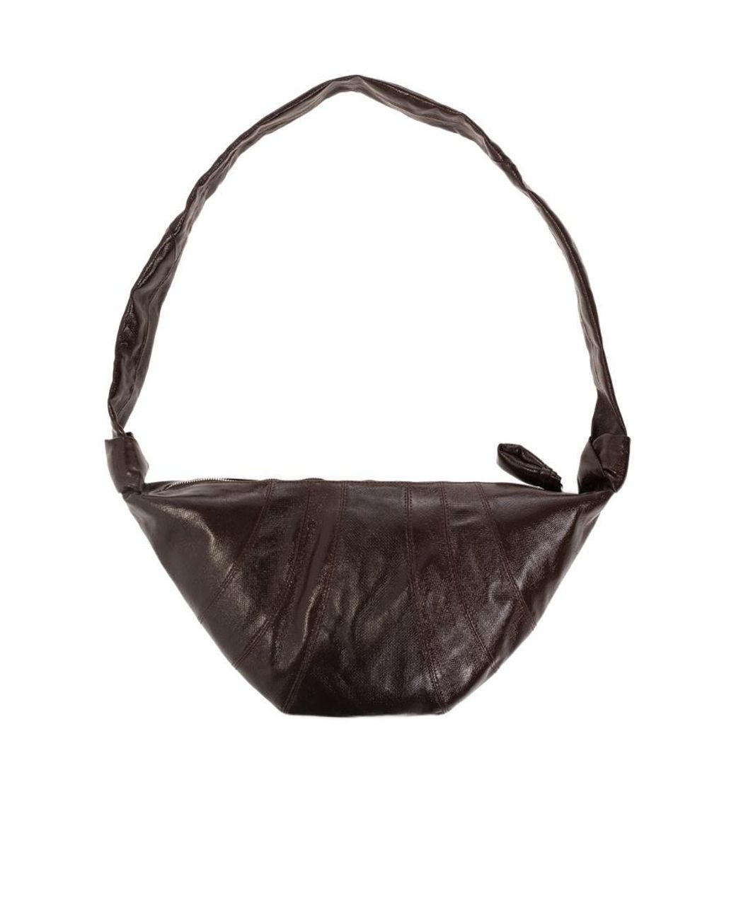 Lemaire Brown Medium Croissant Shoulder Bag