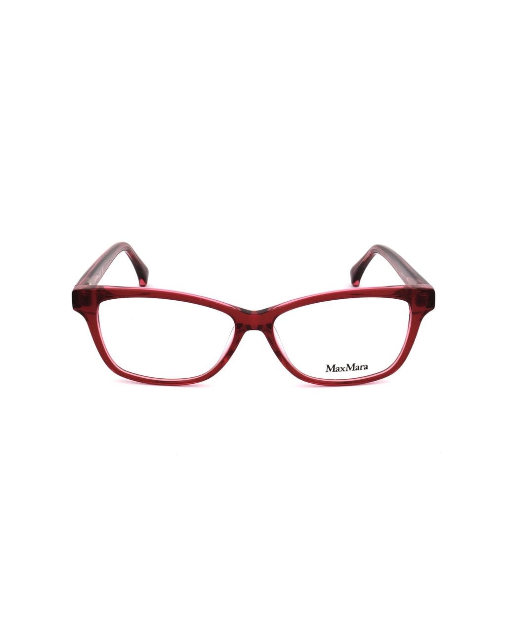 Max Mara Black Rectangular Frame Glasses