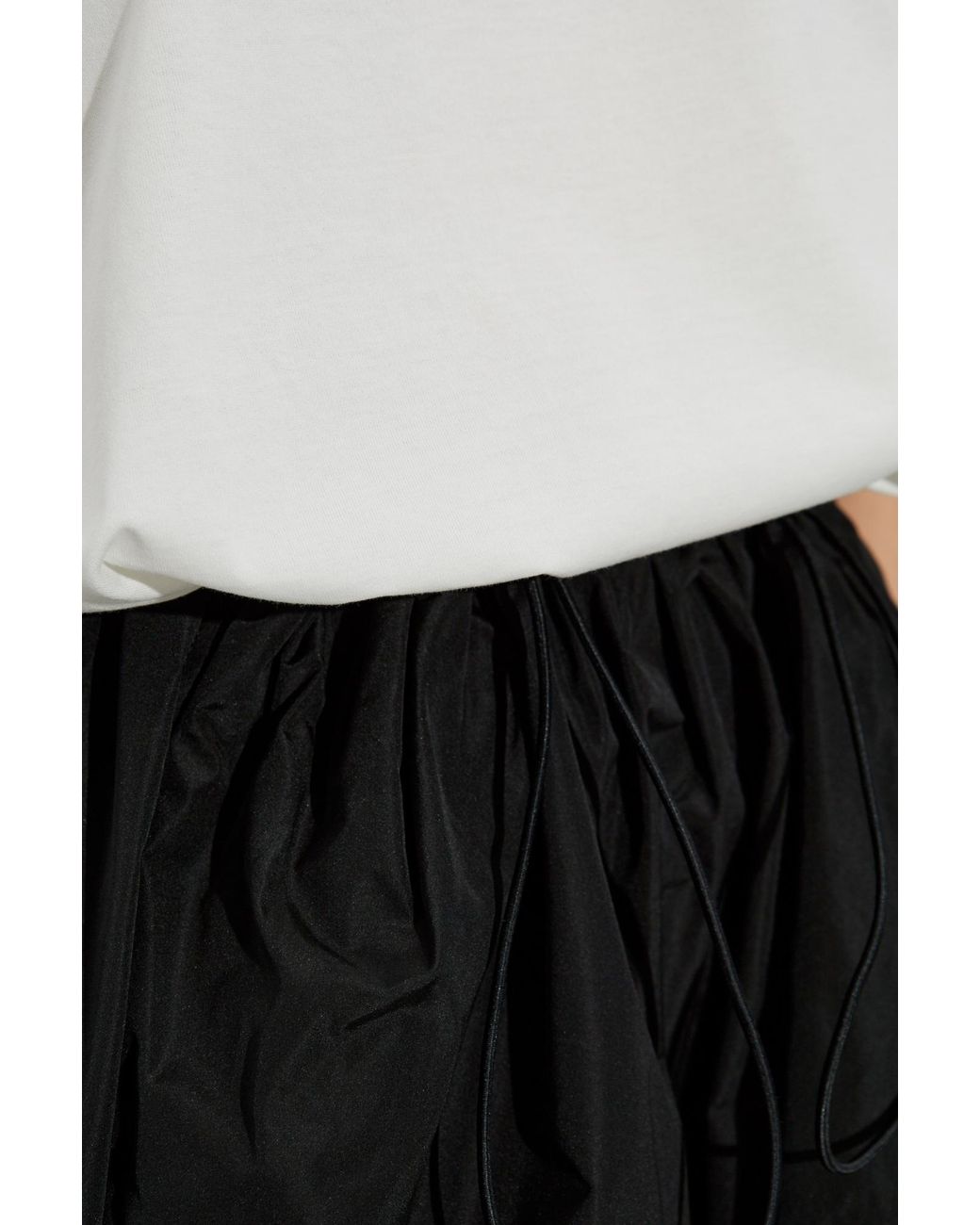 Fabiana Filippi Black Panelled Crewneck Sleeveless Dress