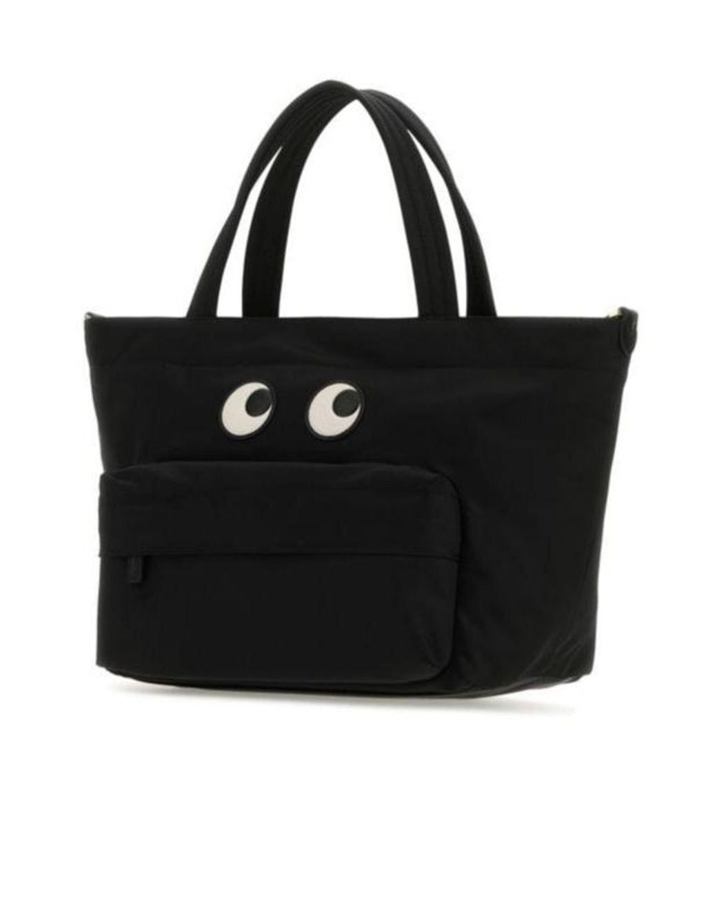 Anya Hindmarch Black Mini Eyes Tote Bag
