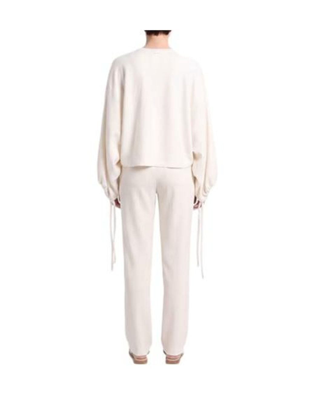 Max Mara White Casual Knit Top
