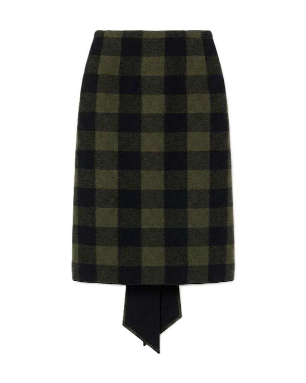 N°21 Black Plaid Skirt
