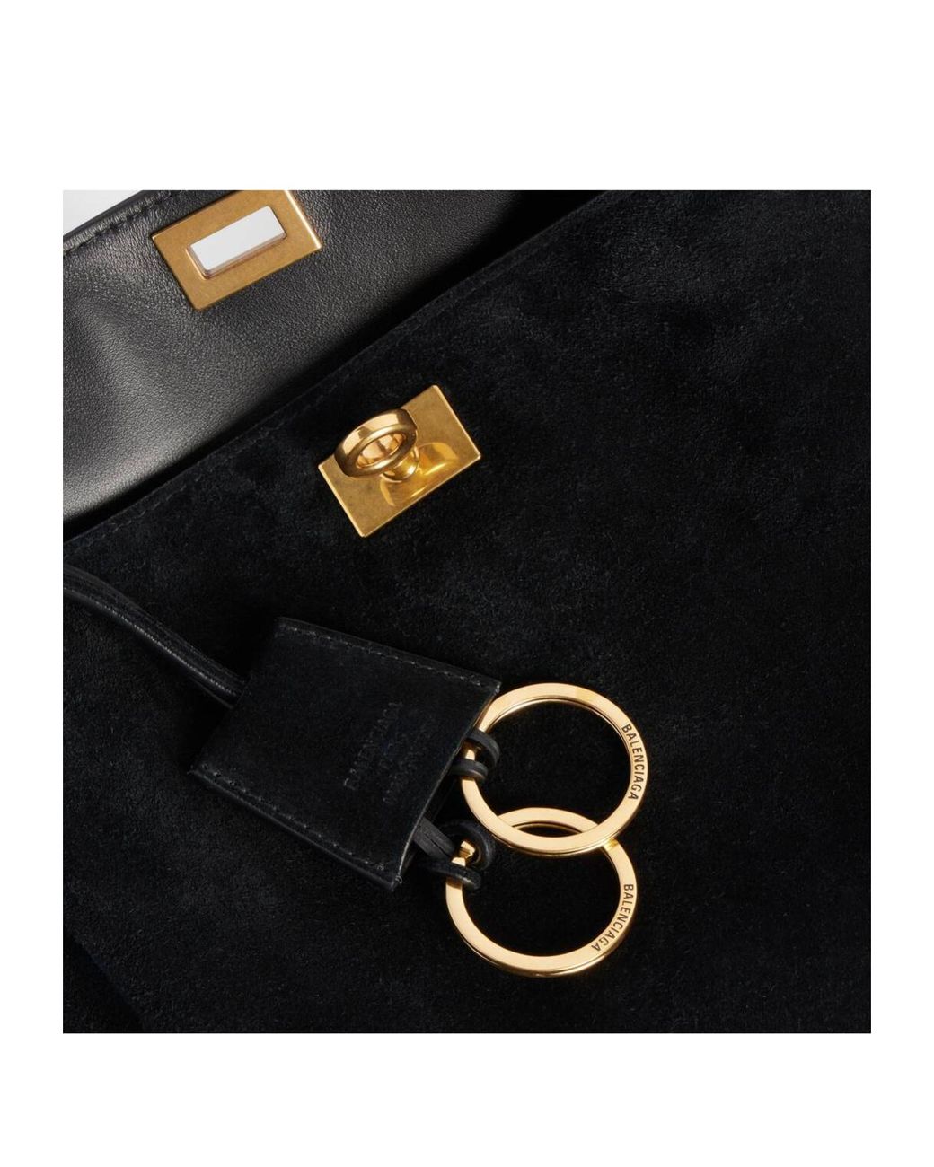 Balenciaga Black Rodeo Mini Handbag