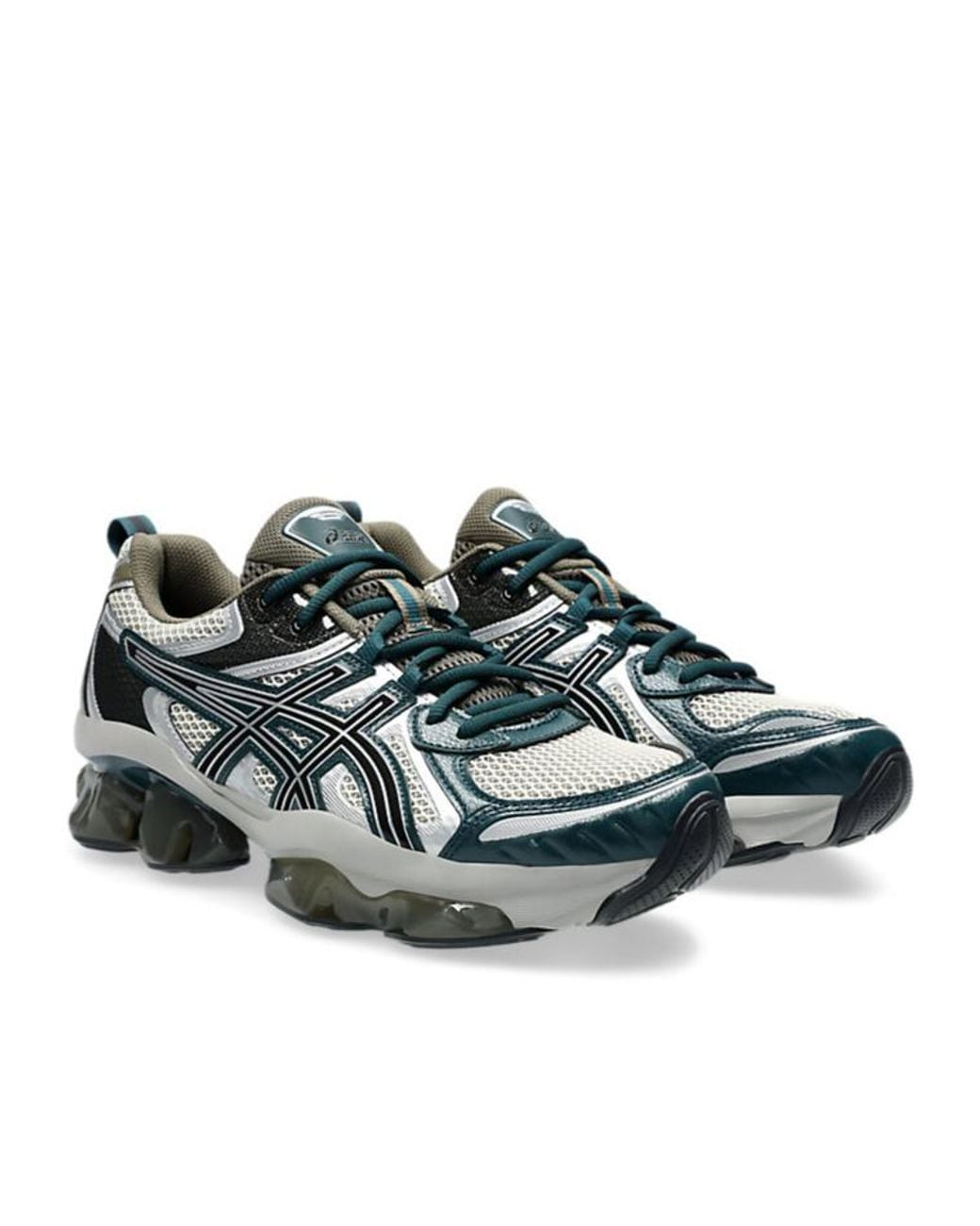 Asics Green Gel-Quantum Kinetic Lace-Up Sneakers for men