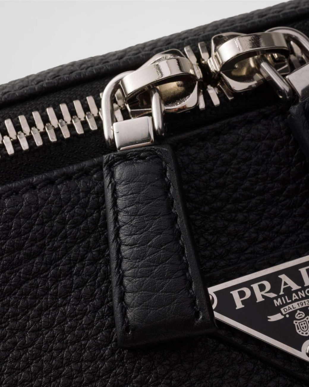 Prada Black Saffiano Leather Shoulder Bag for men