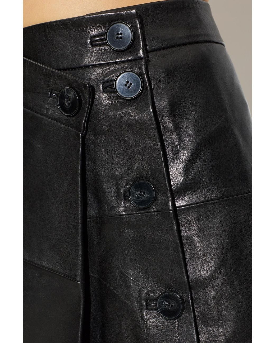 IRO Black Wrap Skirt