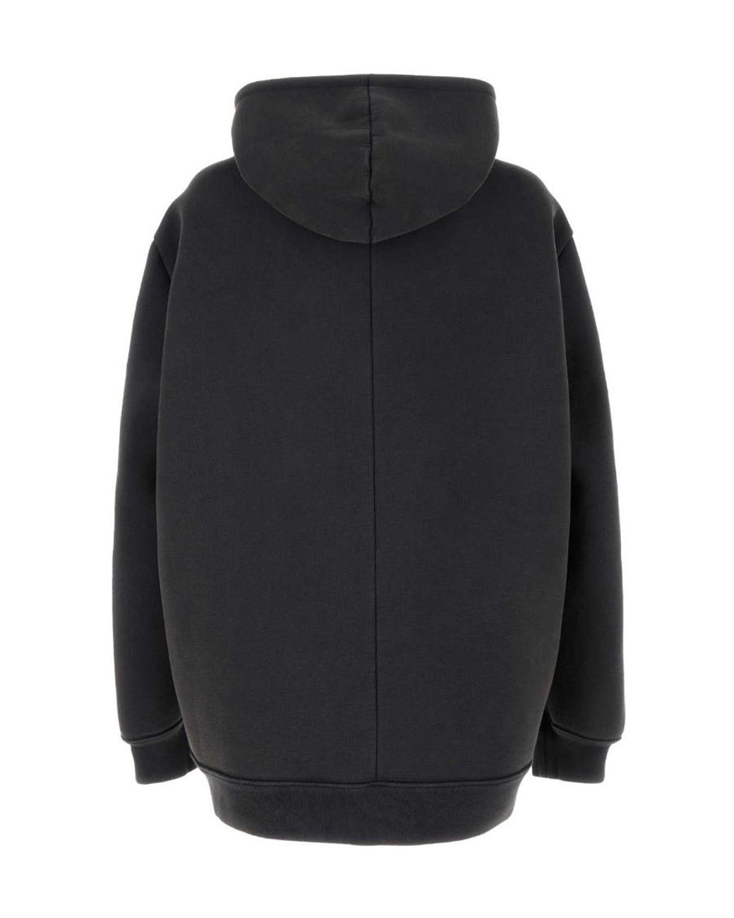 Courreges Blue Logo-Embroidered Hooded Dress