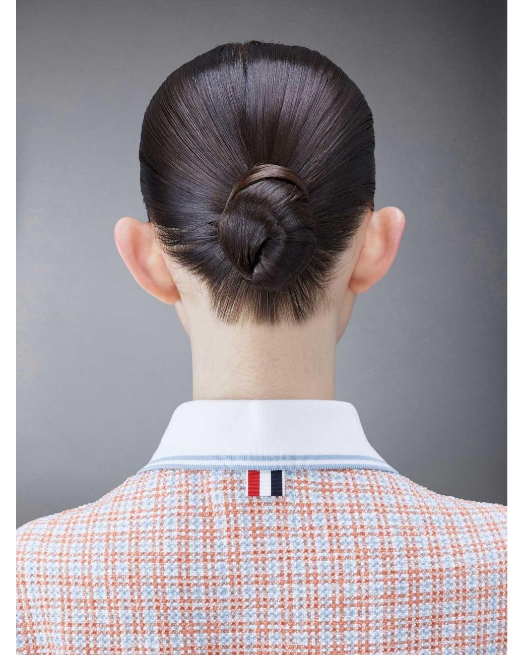 Thom Browne Purple Short-Sleeve Tweed Polo Shirt