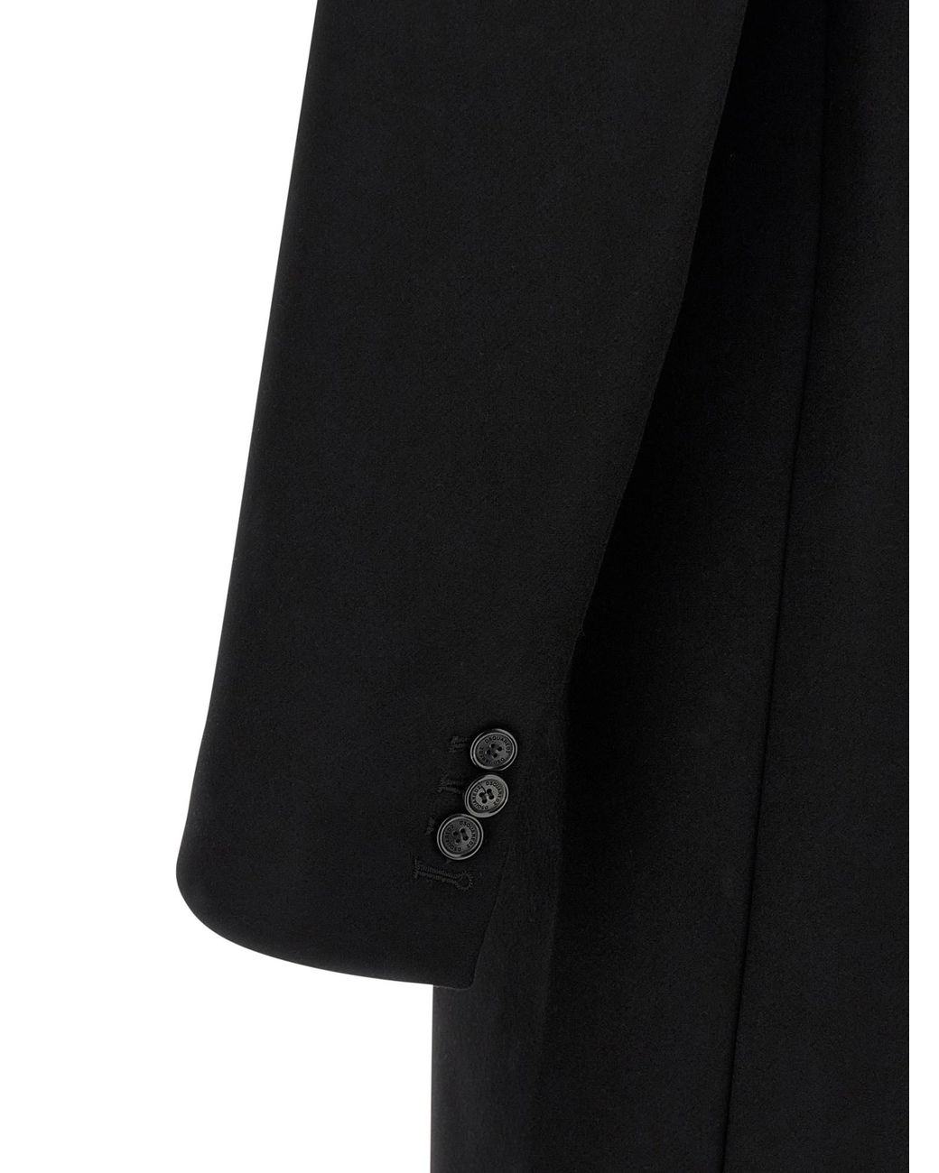 DSquared² Black Wool Coat for men