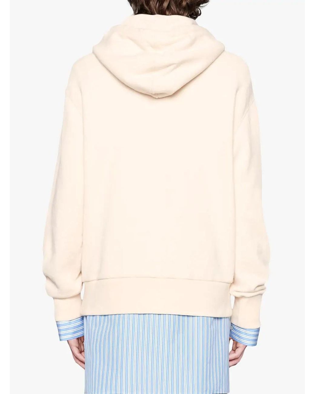 Gucci White Interlocking G Hoodie for men