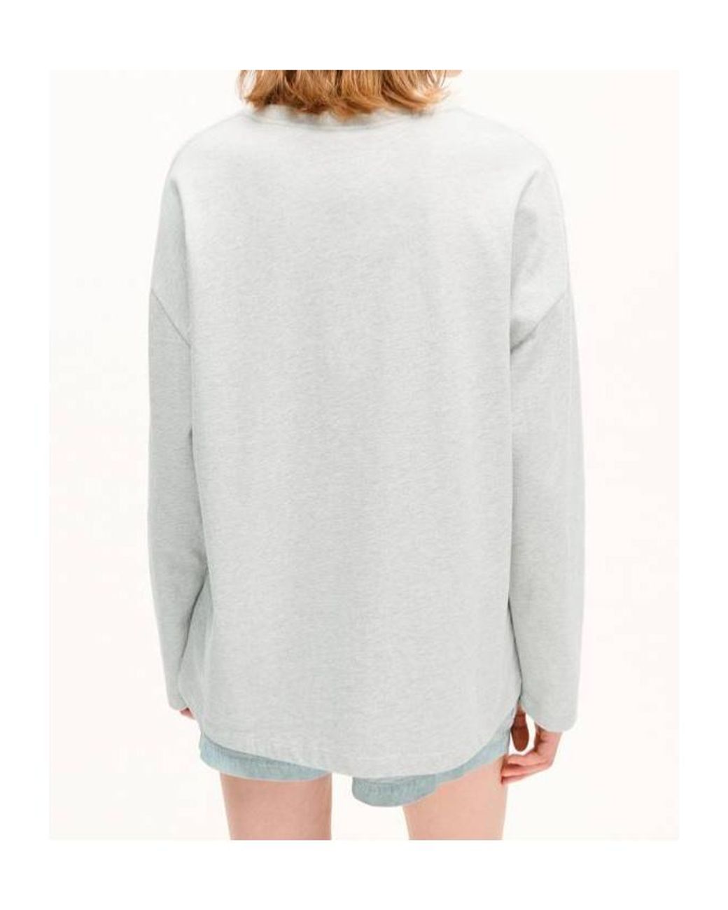 KENZO White Signature' Embroidered Long Sleeves T-Shirt