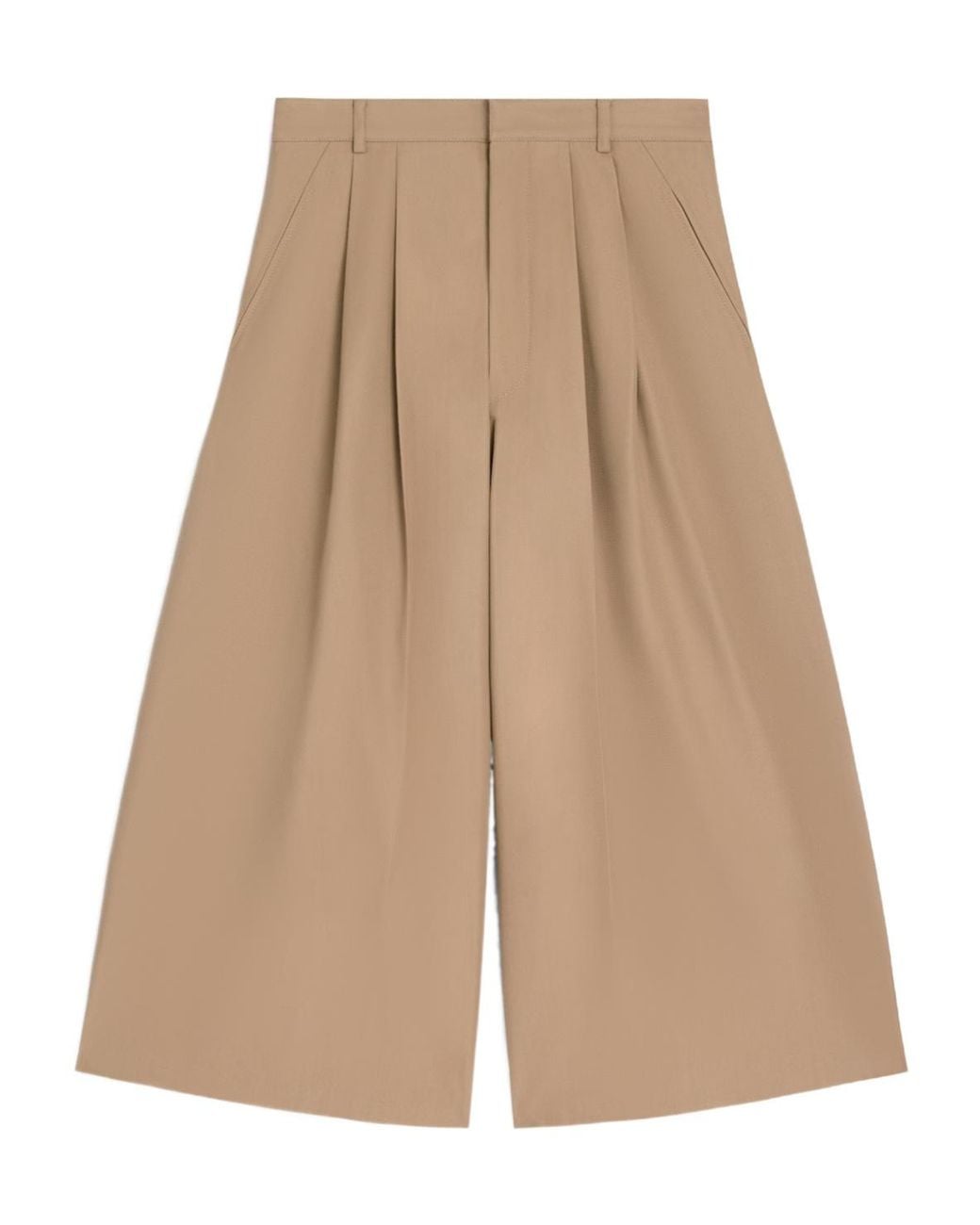 Céline Natural Montauk Cropped Trousers