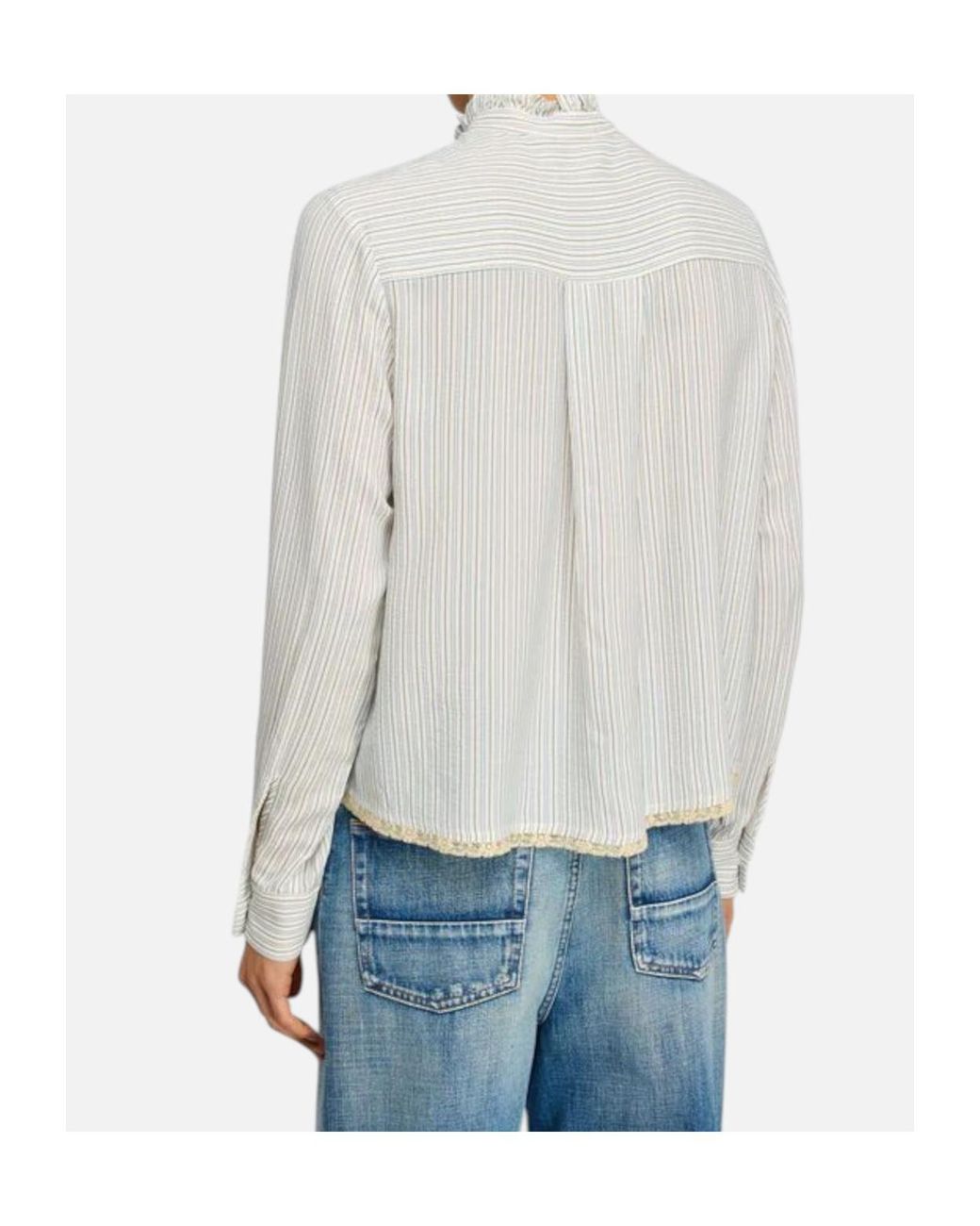 Semicouture White Striped Shirt