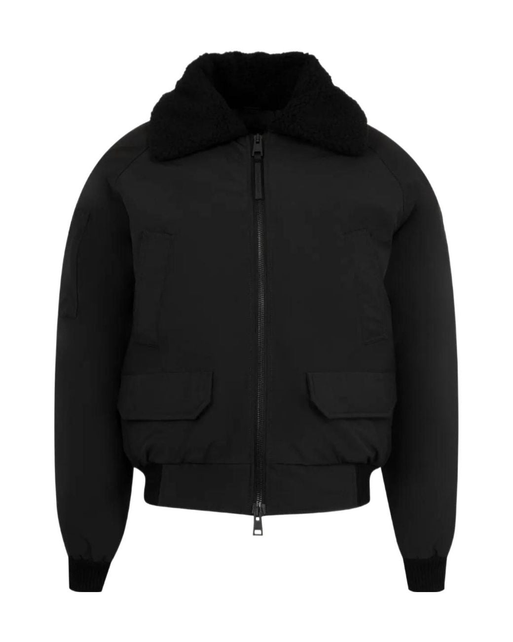 Canada Goose Black Chilliwack Aviator Bomber Jacket for men
