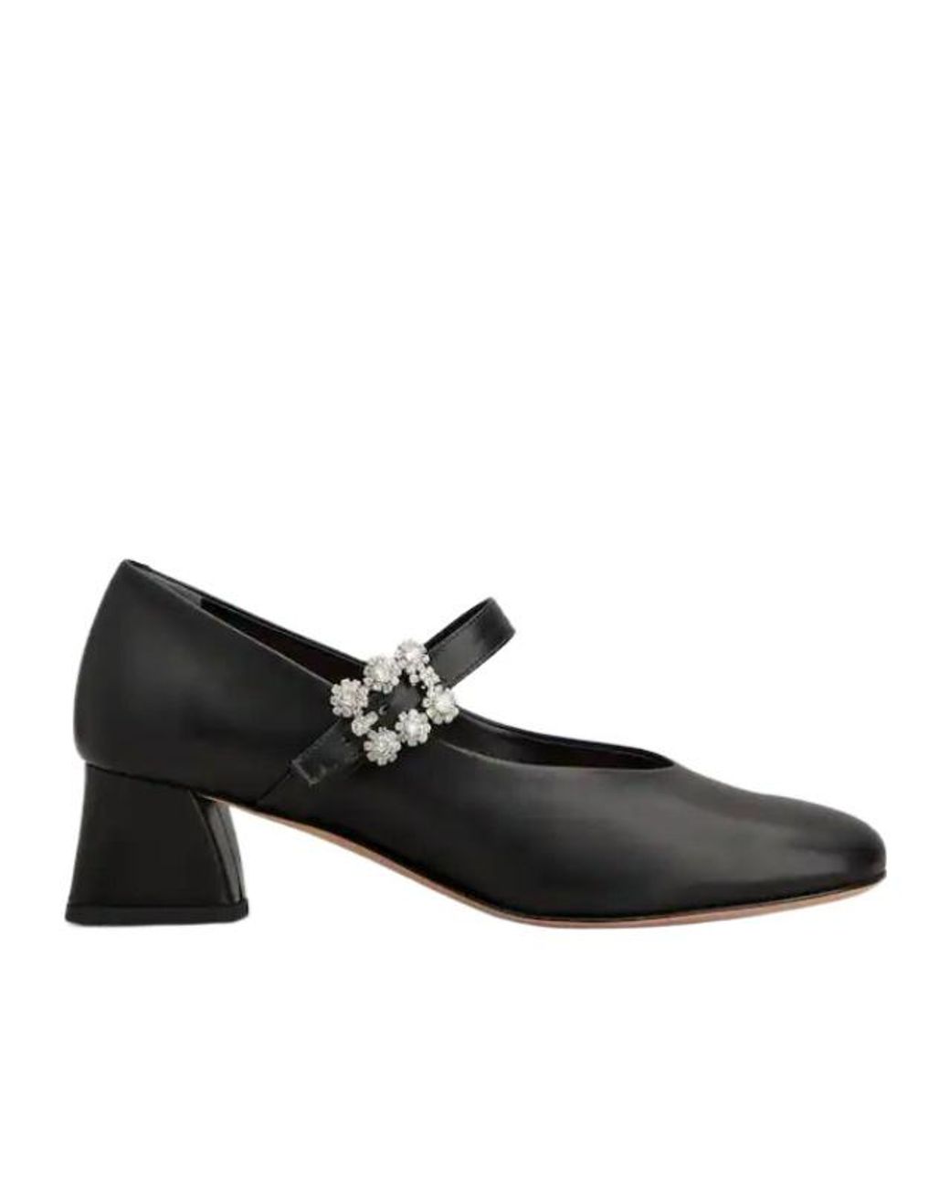 Roger Vivier Black Mini Flowers Babies Heeled Pumps