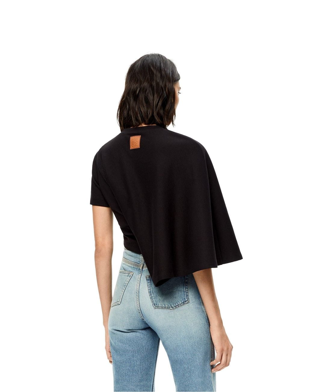 Loewe Black Irregular T-Shirt