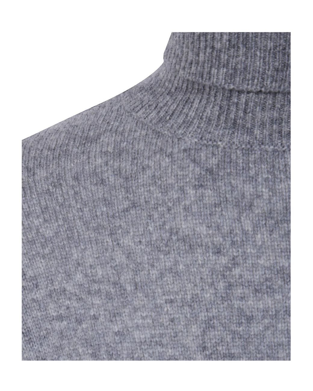 Nuur Blue Roll-Neck Wool Sweater for men
