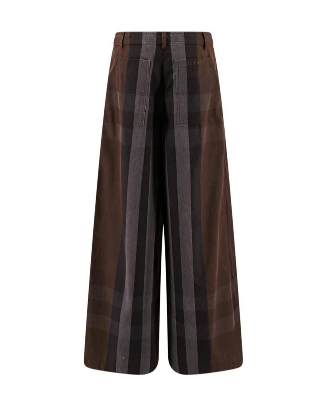 Burberry Brown Closure With Zip Pants