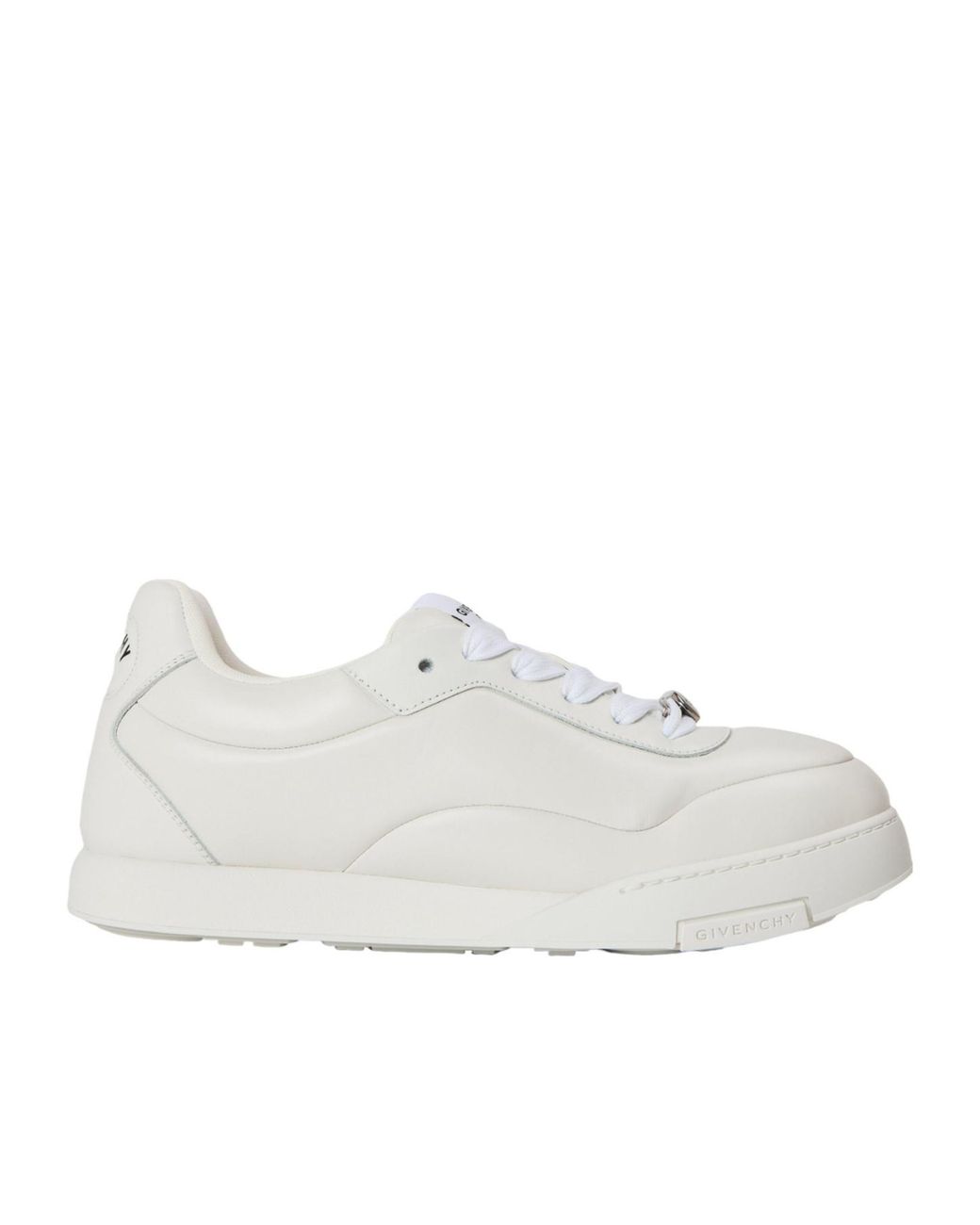Givenchy White Solid Color Sneakers for men