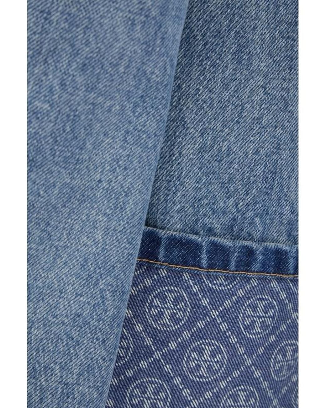 Tory Burch Blue Denim Barn Jacket