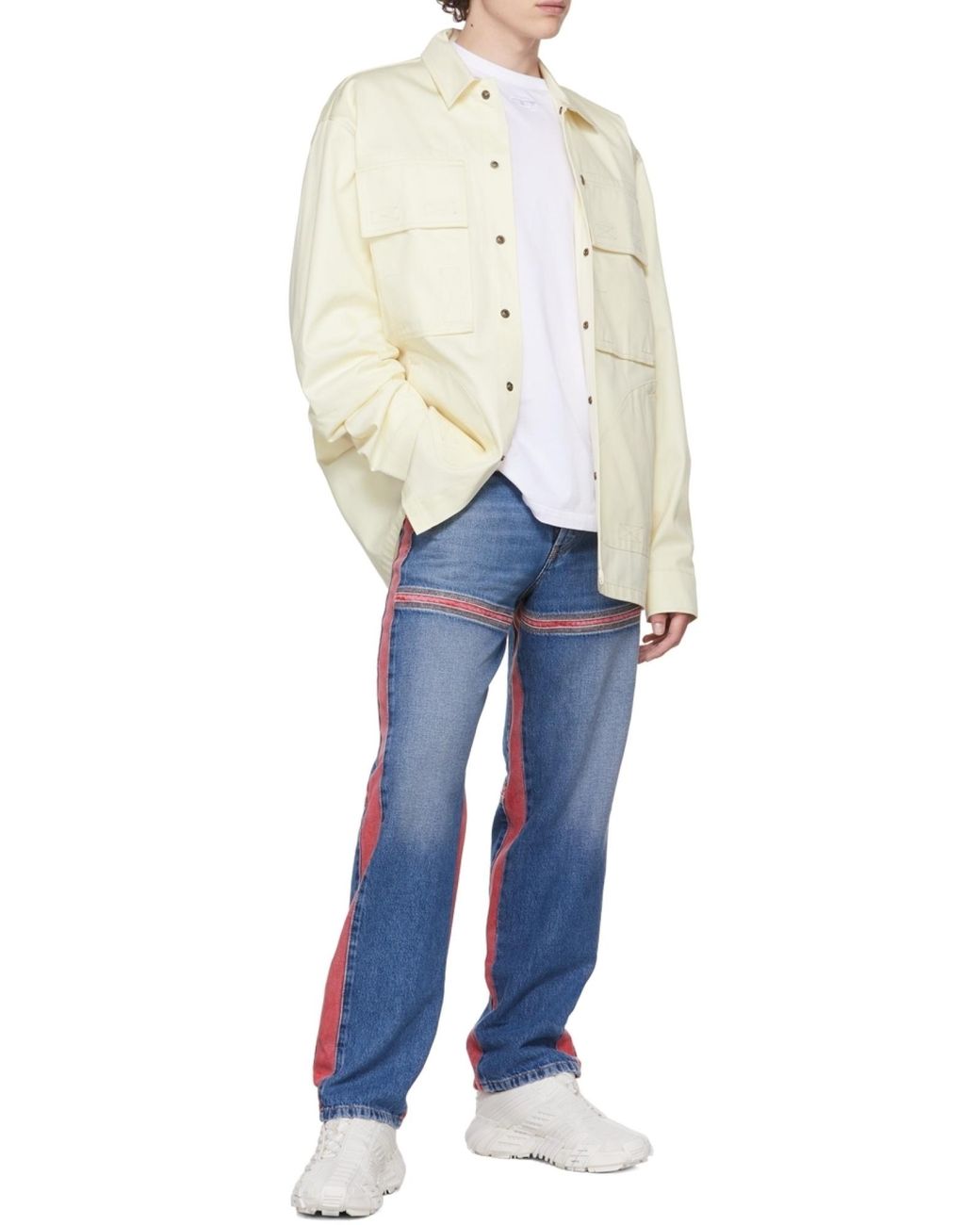 DIESEL Blue D-Mand Mid-Rise Straight Leg Jeans for men