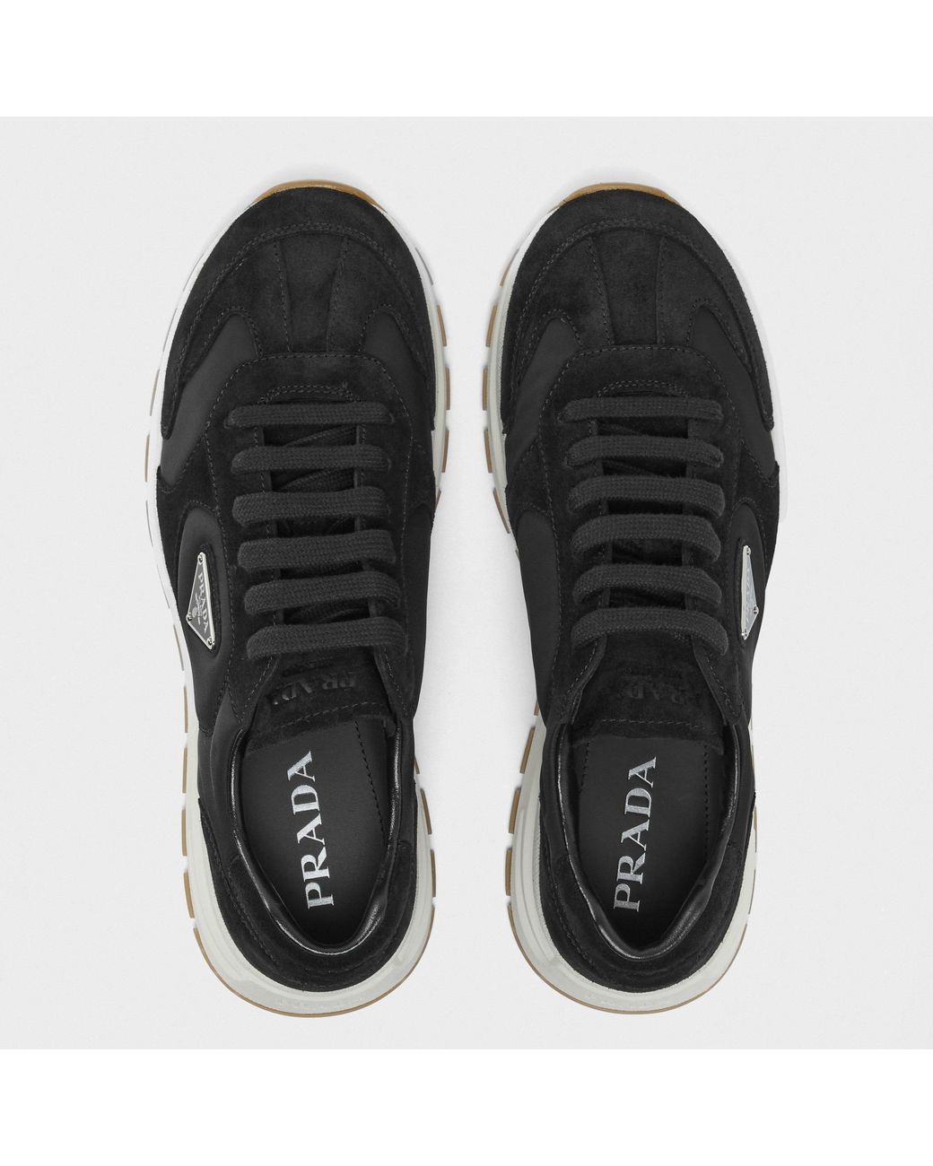 Prada Black Low-Top Sneakers for men