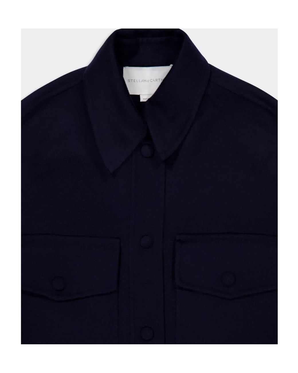 Stella McCartney Blue Wool Shirt for men