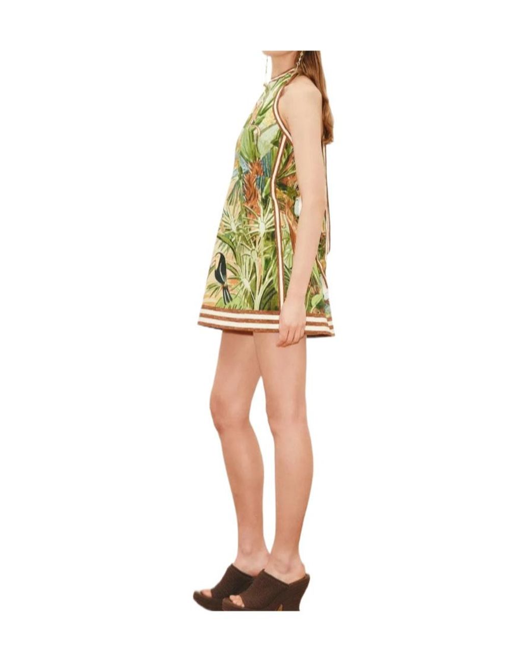 ALÉMAIS Yellow Printed Dress