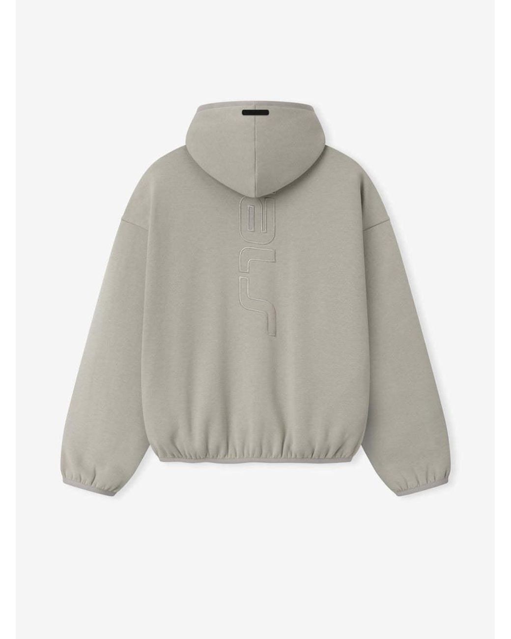 Fear Of God Gray Active Trace Modern Fleece Hoodie for men