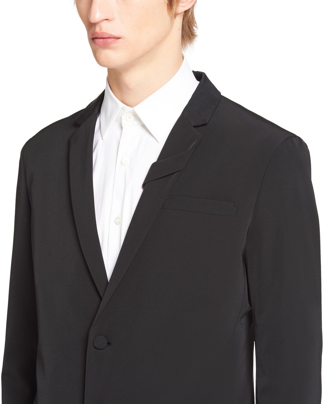Prada Black Single-Breasted Blazer for men