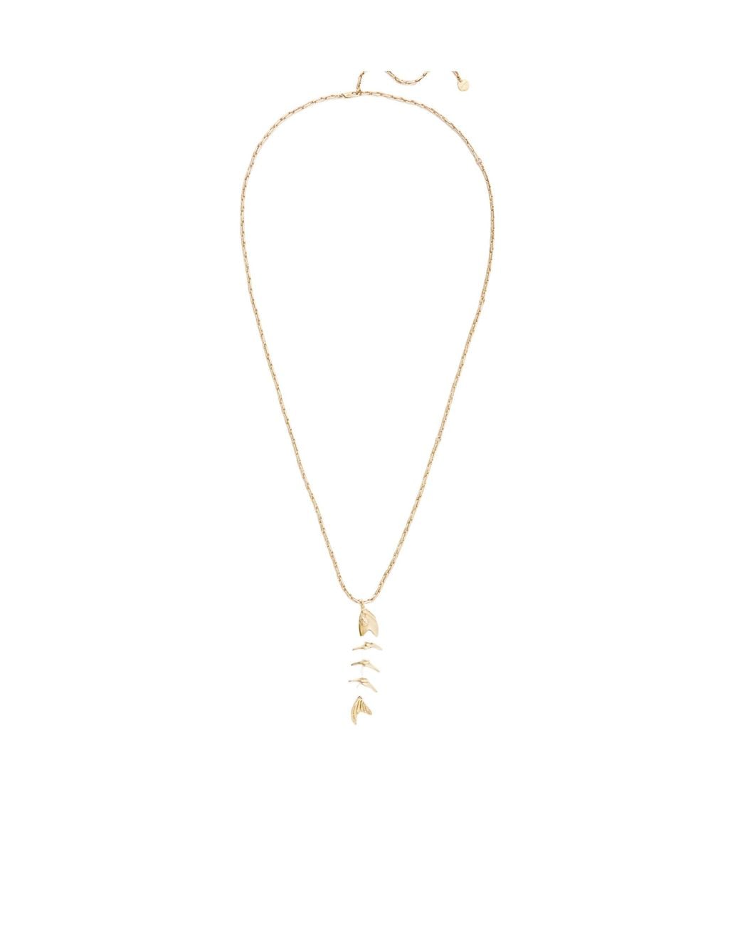 ALÉMAIS White Tone And Pearl Necklace
