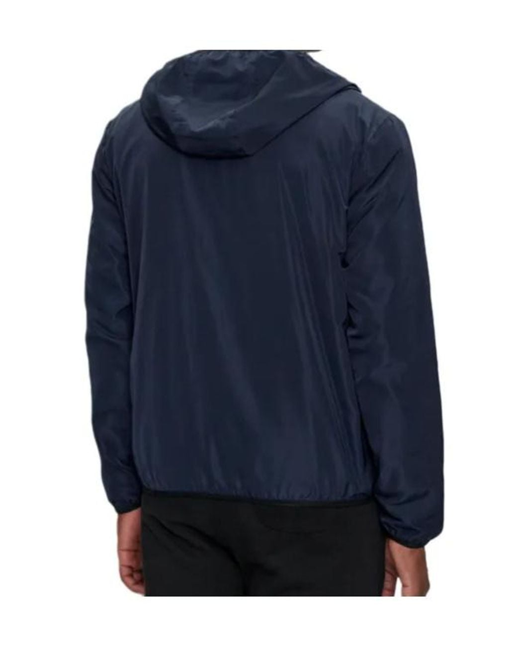 EA7 Blue Core Identity Hooded Jacket for men