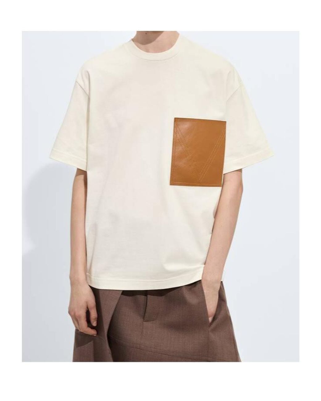 Bottega Veneta White Cotton Jersey T-Shirt