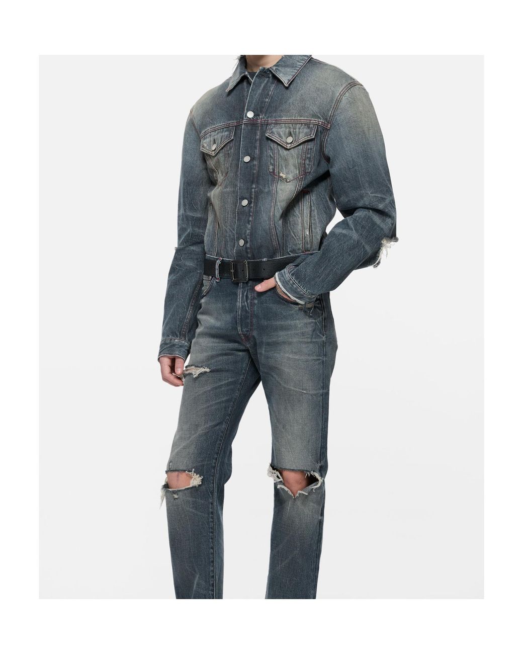 Acne Blue Re-Edition Worn Denim Jacket