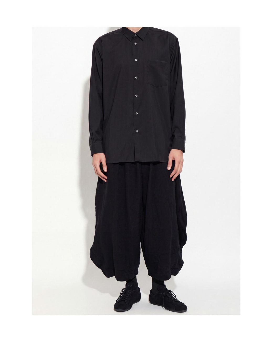 Comme des Garçons Black Comme Des Garçons Shirt Long-Sleeved Buttoned Shirt for men