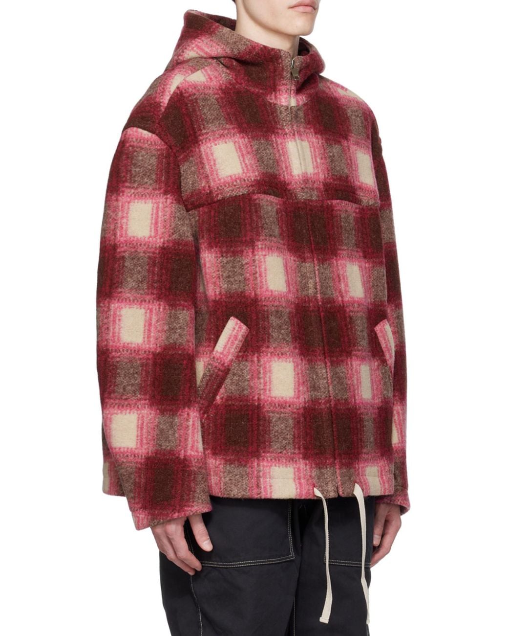 Isabel Marant Red Kurt Zip-Up Hooded Casual Jacket for men
