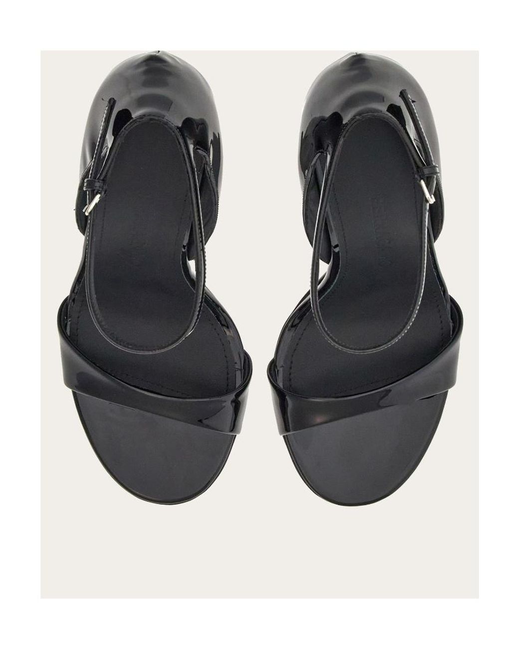 Ferragamo Blue Open-Toe Sandals