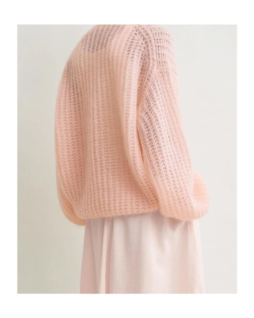 Totême Pink Totême Puffed Knit Sweater