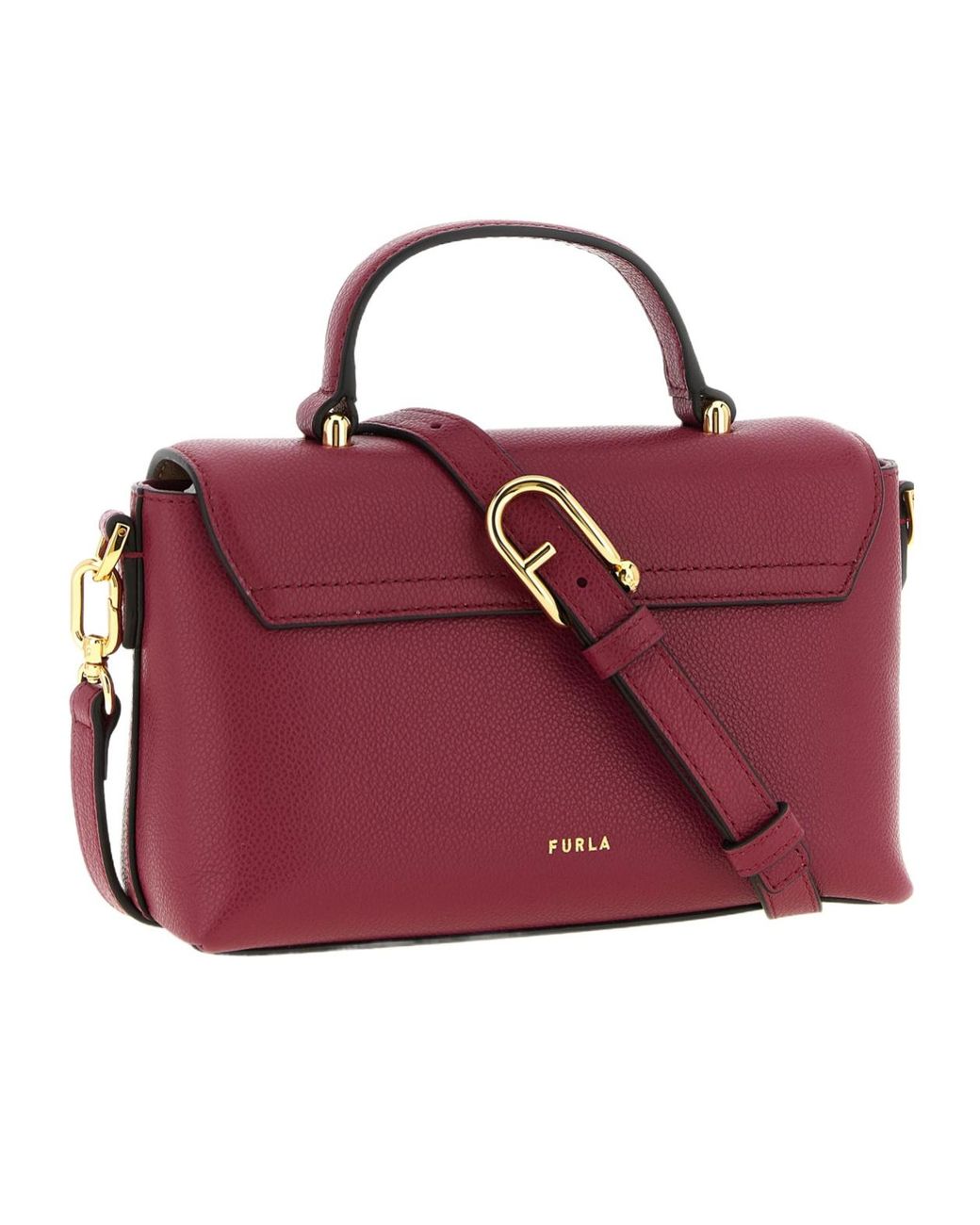 Furla Purple Moonlight Top Handle Bag