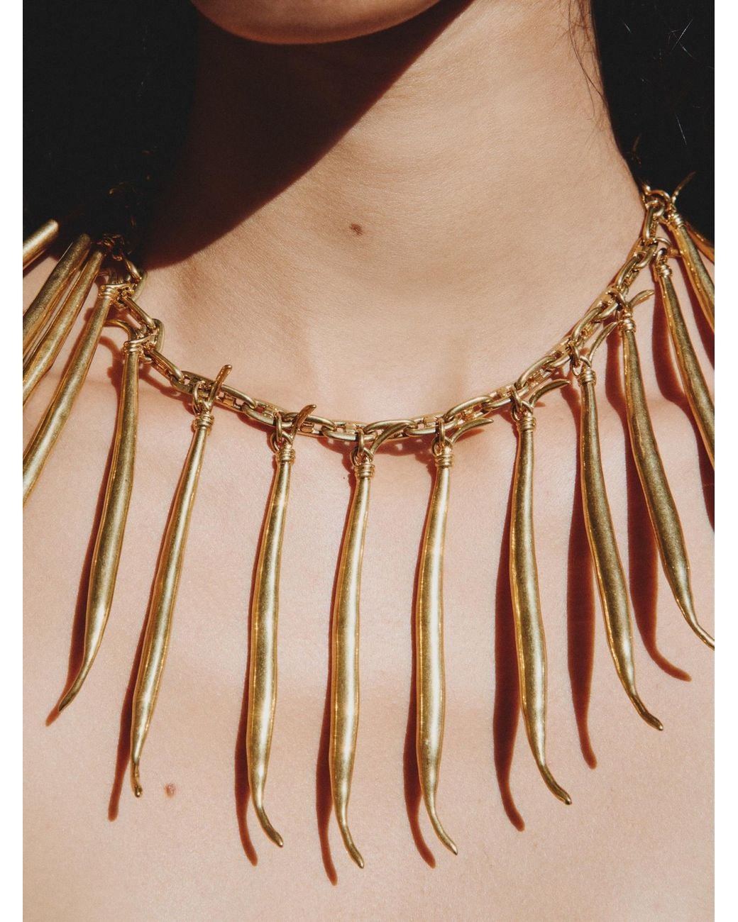 Jacquemus Metallic The Haricots Necklace
