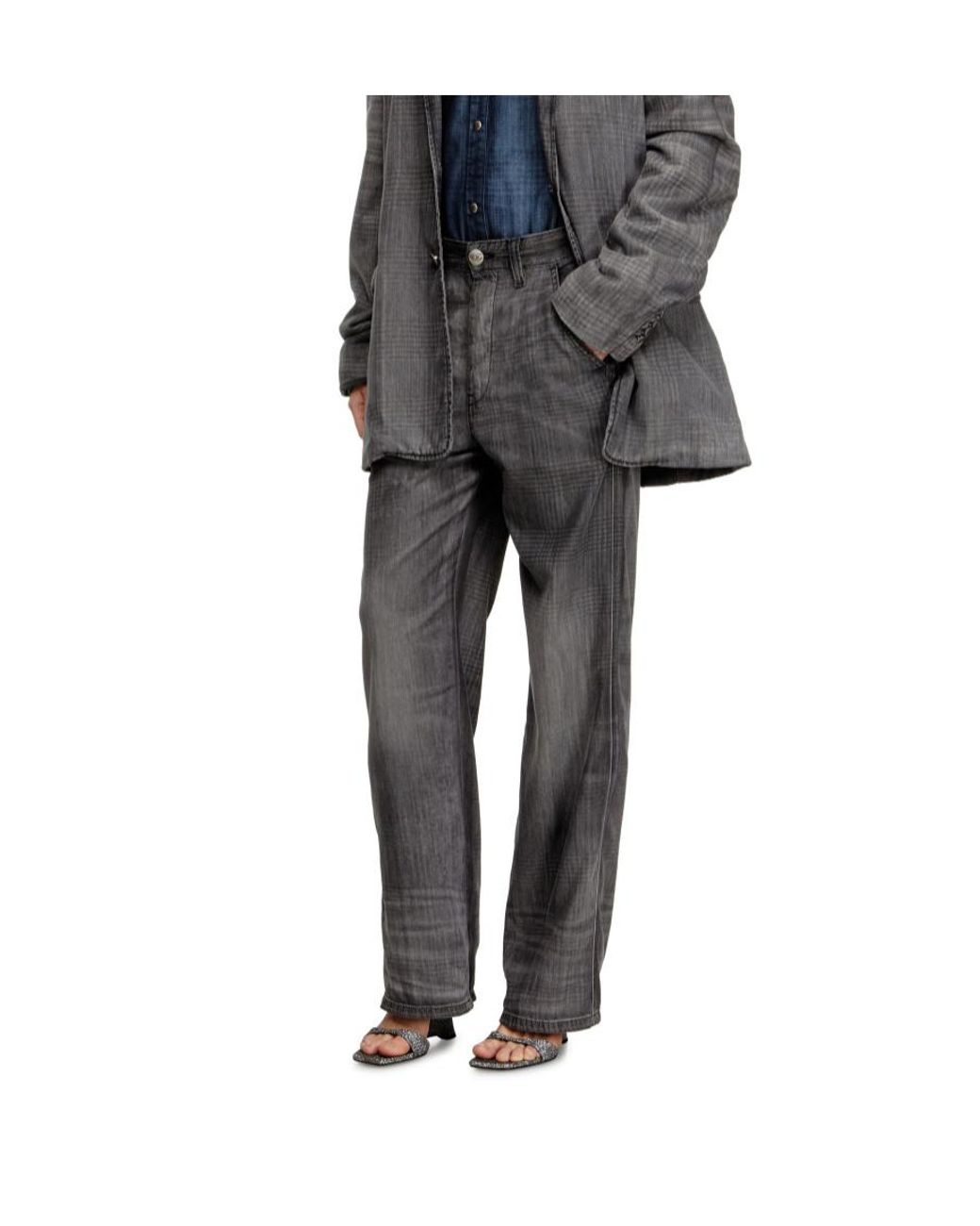 DIESEL Gray D-Phant-Chino-S2 Jeans for men