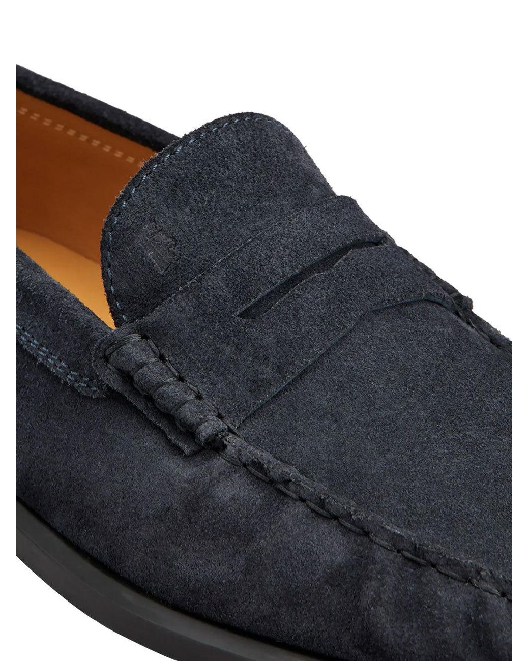 Tod's Black Penny Moccasins for men
