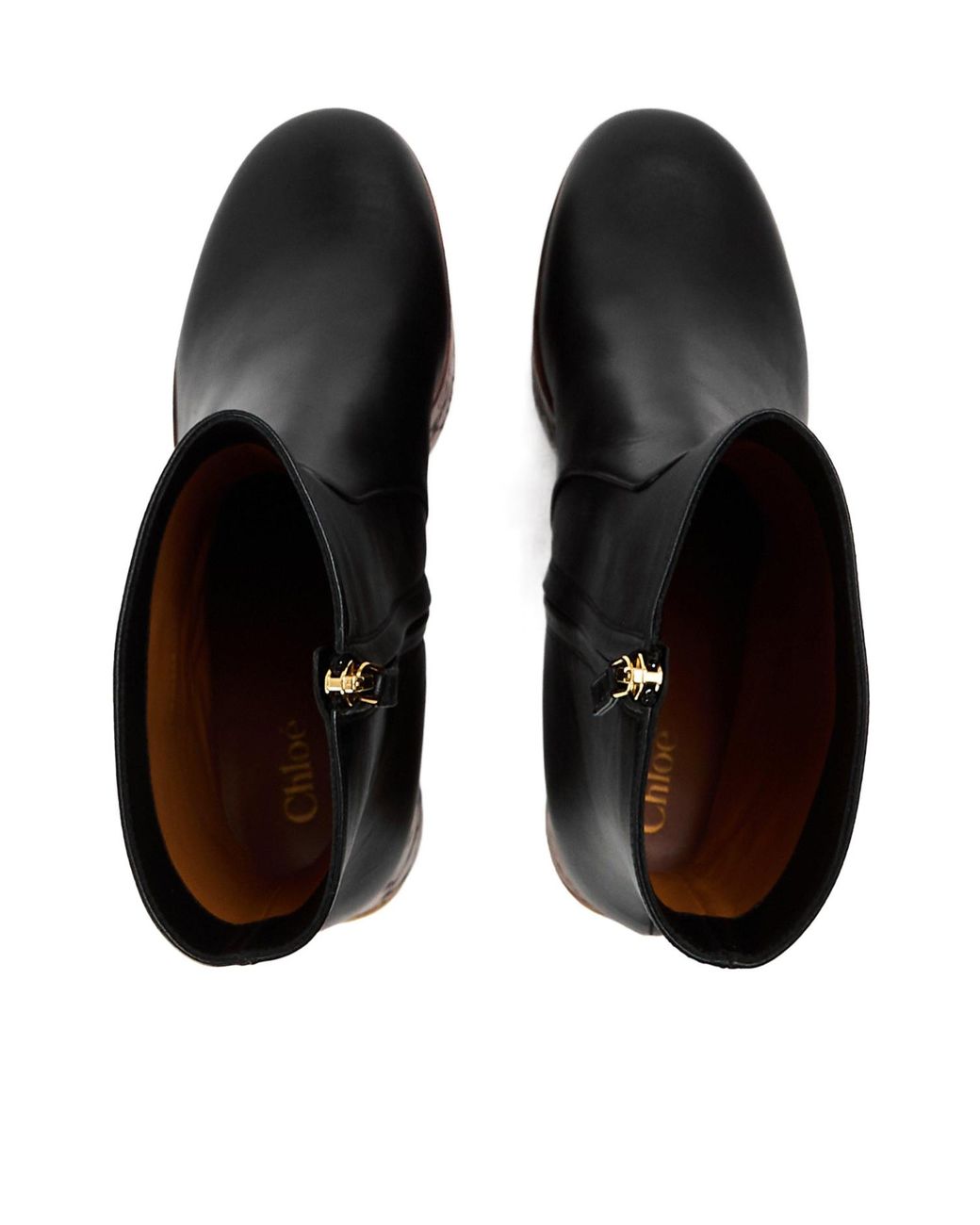 Chloé White Waterproof Chelsea Boots